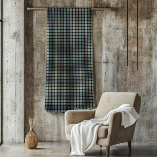 Cosy Blue Yellow Blanket for Stylish Lounging