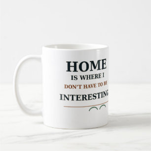 Cosy Book Lover Cat & Funny Introvert Coffee Mug