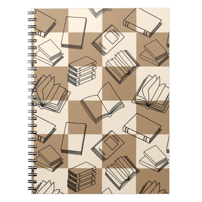 Cosy Book Lover Spiral Notebook (Front)