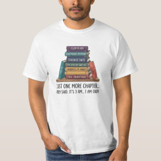 Cosy Book Stack Reading Quote T-Shirt