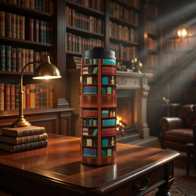 Cosy Bookshelves  Thermal Tumbler (Creator Uploaded)
