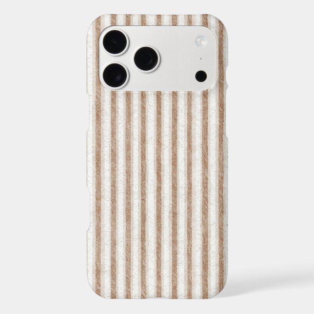 Cosy Brown Cream Stripes   (Back)