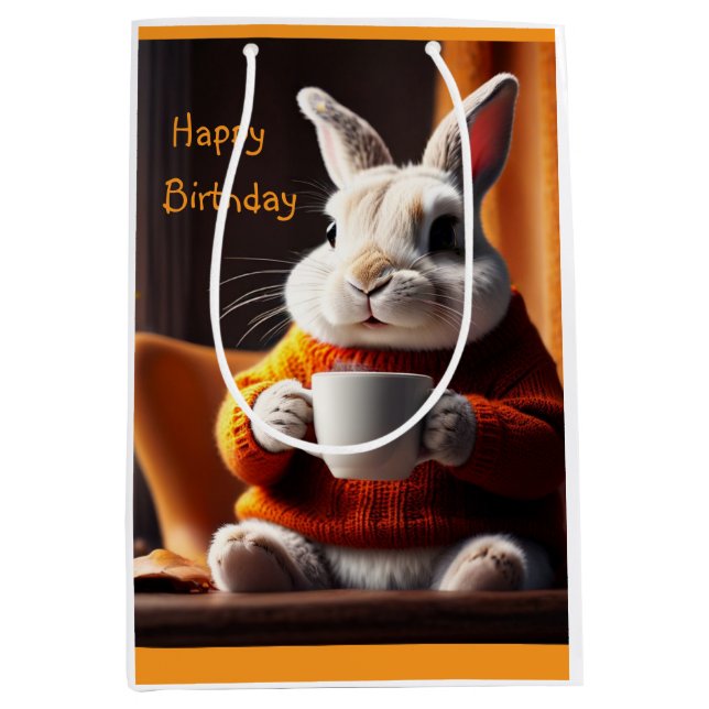 Cosy Bunny Gift Bag (Front)