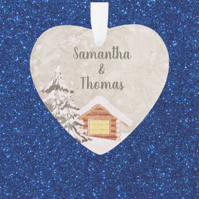 Cosy Cabin Home Winter Tree Ornament (Creator Uploaded)