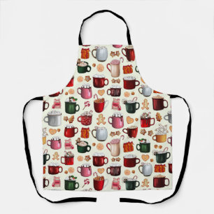 Cosy Cabin Hot Cocoa and Winter Treats Apron