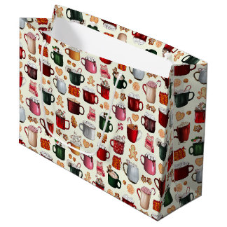 Cosy Cabin Hot Cocoa and Winter Treats Large Gift Bag