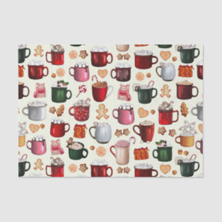 Cosy Cabin Hot Cocoa and Winter Treats Tissue Paper