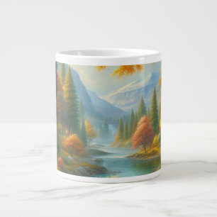 Cosy Cabin In The Woods Large Coffee Mug