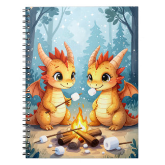 Cosy Campfire Dragons Notebook