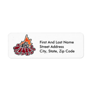 Cosy Campfire Outdoor Camping Cartoon