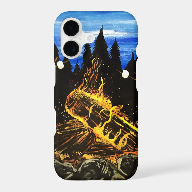 Cosy Campfire Sunset Forest Outdoor Adventure (Back)
