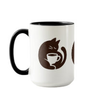 Cosy Cat and Coffee Cup