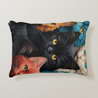 Cosy Cat Cuddle Decorative Cushion