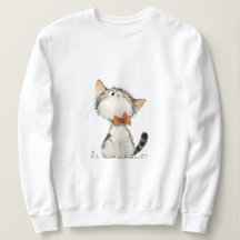 Cosy Cat Sweatshirt - Purr-fectly Stylish Comfort