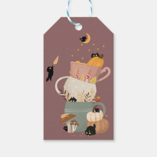 Cosy Cats in Fall Gift Tags
