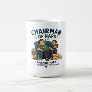 Cosy Chairman‑of‑Naps Humour Design Coffee Mug