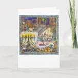 Cosy Chanukah - Greeting Card<br><div class="desc">Send that special someone a latka’s-worth of Chanukah warmth with this charming card by renowned artist Maria Leonard.</div>
