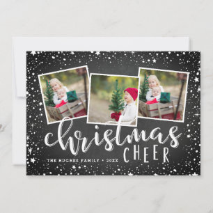 Cosy Cheer   Holiday Photo Collage Card