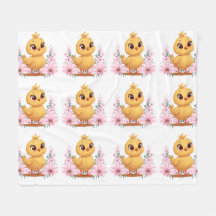 Cosy Chick Fleece Blanket