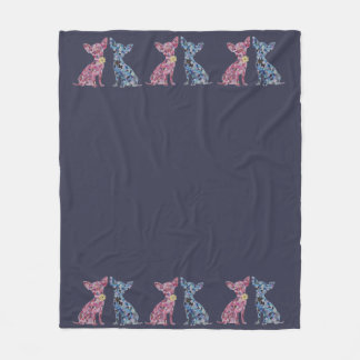 Cosy Chihuahua Blanket featuring original Art