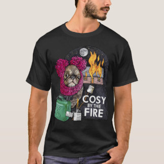 Cosy Chilli The Pug by Ros Ingram T-Shirt