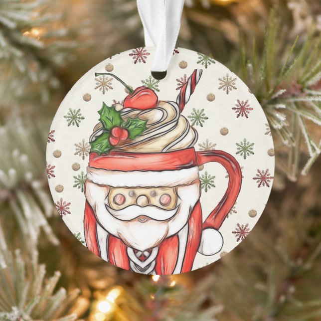 Cosy Christmas Acrylic Ornament (Tree)