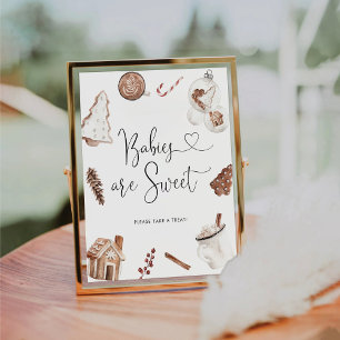 Cosy Christmas Babies Are Sweet Sign