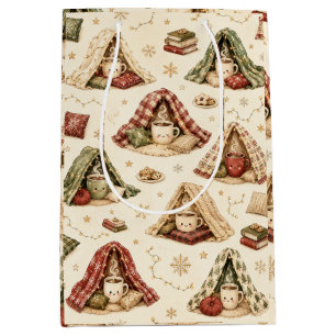 Cosy Christmas Blanket Fort Mug Gift Bag