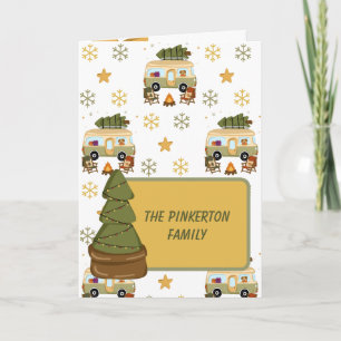 Cosy Christmas Camper Card