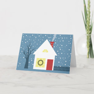 Cosy Christmas Cottage Card