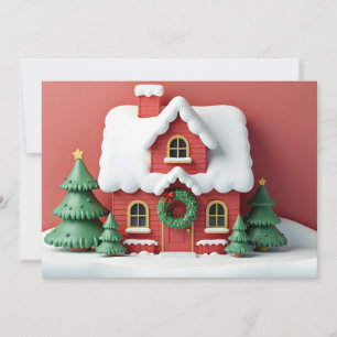 Cosy Christmas Cottage Card