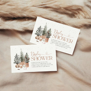 Cosy Christmas Display Shower Enclosure Card