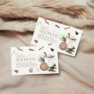 Cosy Christmas Display Shower Enclosure Card