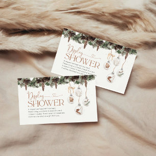 Cosy Christmas Display Shower Enclosure Card