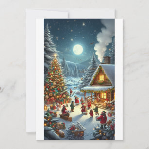 Cosy Christmas Eve" Invitation