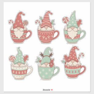 Cosy Christmas Gnomes in Mugs: Aesthetic Holiday