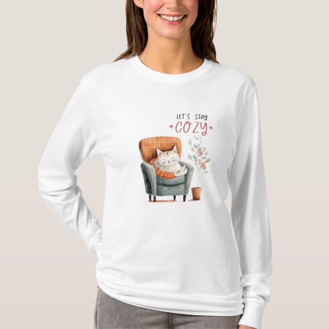 Cosy Christmas Graphic T-Shirt (Front)