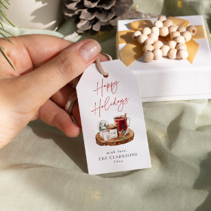 Cosy Christmas Holiday Gift Tags