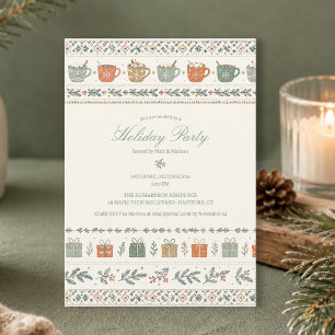 Cosy Christmas Holiday Party Invitation