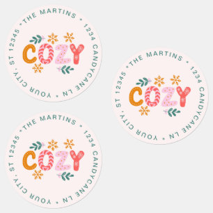 Cosy Christmas Holiday Return Address
