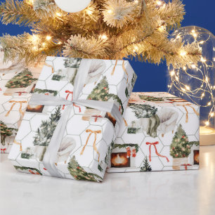 Cosy Christmas Holiday Wrapping Paper