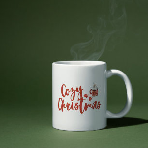 Cosy Christmas: Hot Cocoa & Mittens Design Coffee Mug