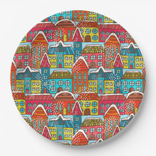 Cosy Christmas Paper Plate