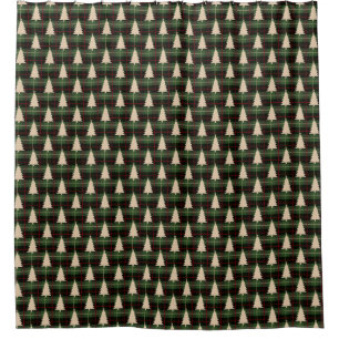 Cosy Christmas Pattern Shower Curtain
