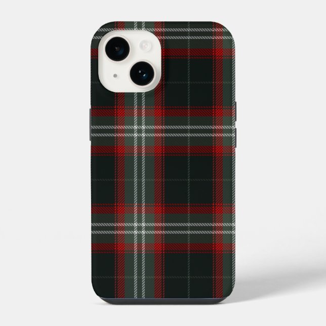 Cosy Christmas Plaid iPhone Case (Back)