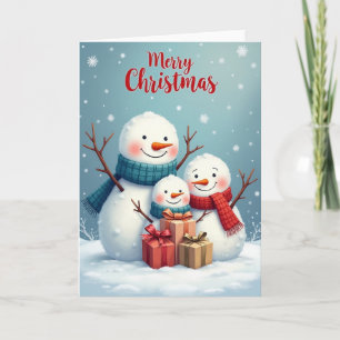Cosy Christmas Snow Card