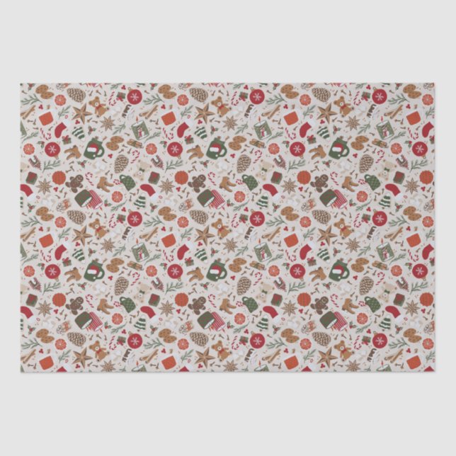 Cosy Christmas & Spice Tissue Paper (Front)