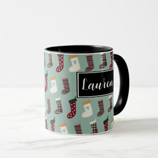 Cosy Christmas Stockings Mug