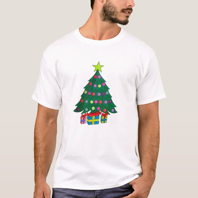 Cosy Christmas Tree T-Shirt (Front)