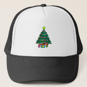 Cosy Christmas Tree Trucker Hat